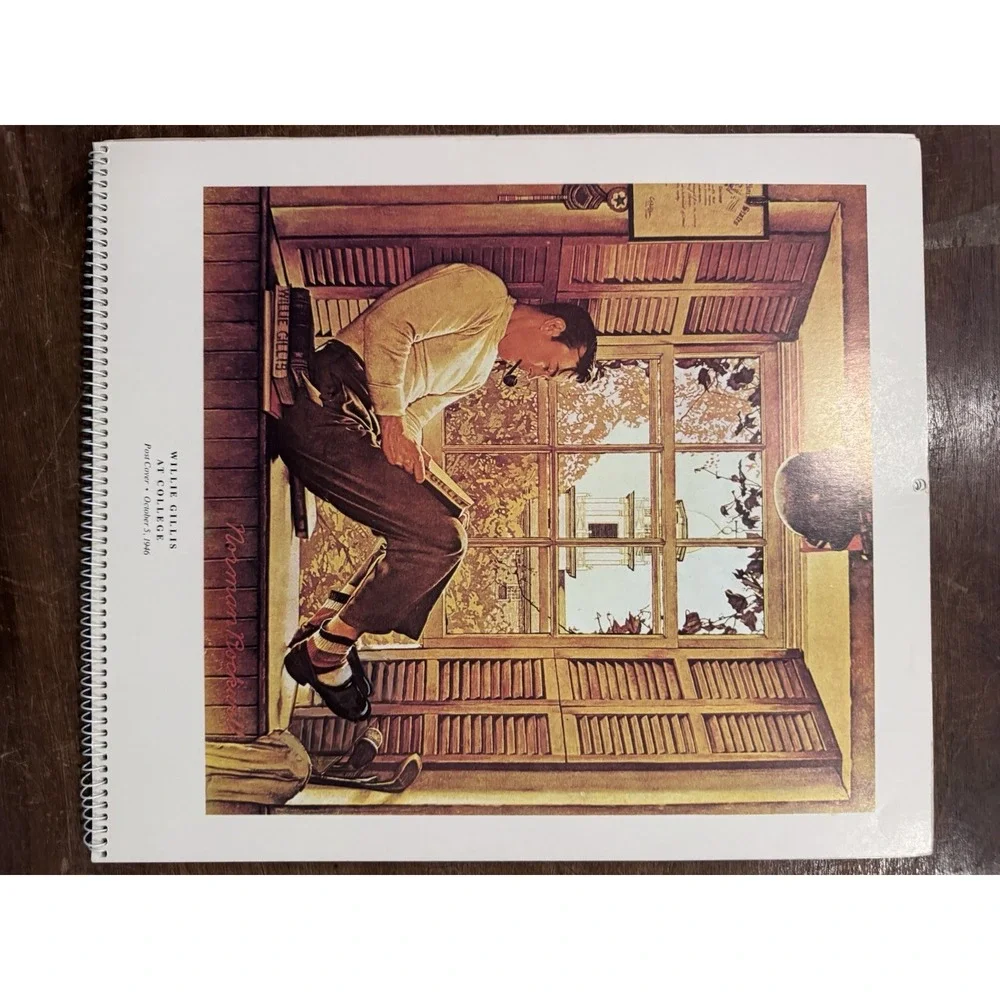 1982 Norman Rockwell Calendar Unused No Writing Collectible Artistic Vintage Art